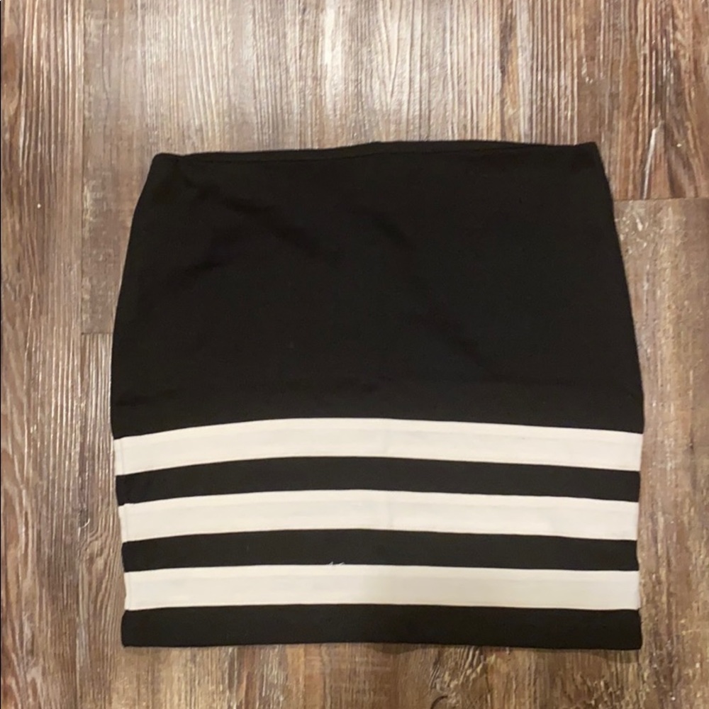 Striped bandage skirt
